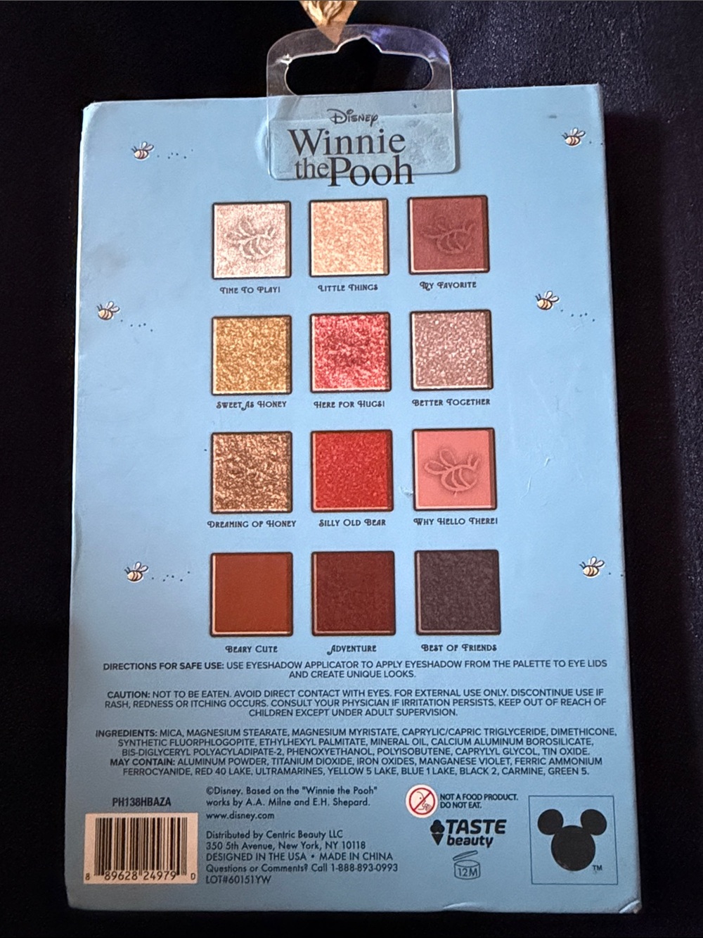 Disney Winnie the Pooh Eyeshadow Palette - NWOT - Picture 2 of 3